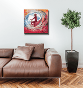 Surfing Spirit Canvas Print - Beyond T-shirts